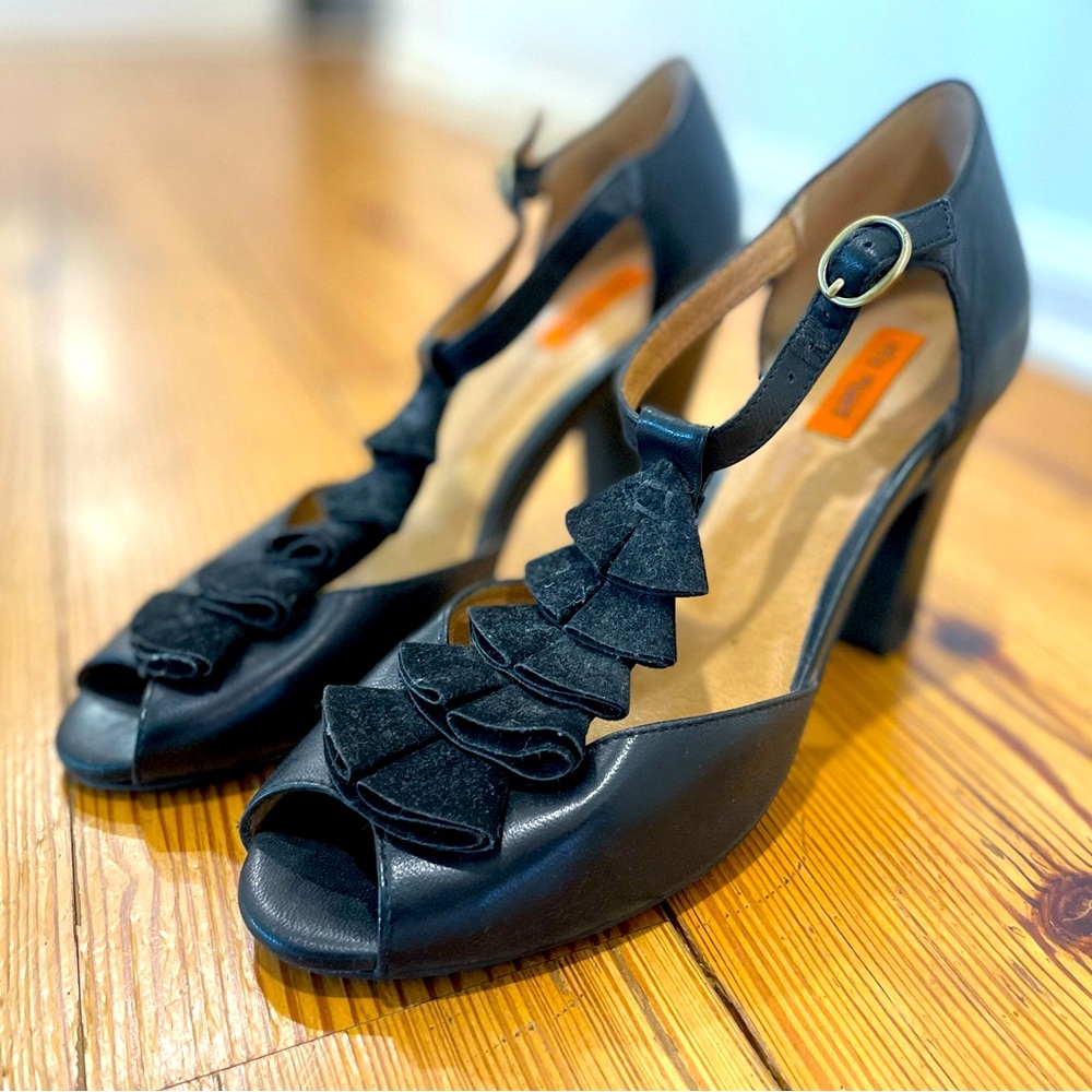 Miz Mooz Peep Toe Heels